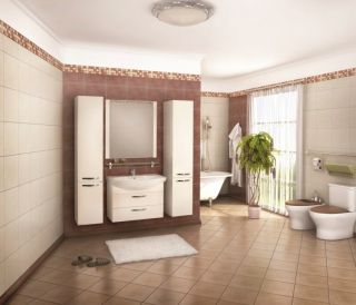 Зеркало Акватон Ария 80см белый 1A141902AA010